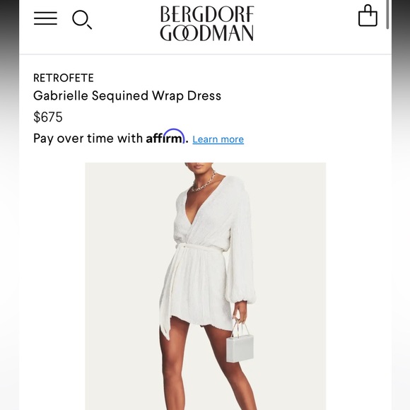 NWT Retrofete Gabriella robe dress - Picture 1 of 9